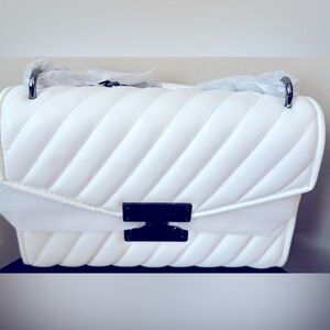 Micheal Kors-Rose Medium Quilted Shoulder Bag